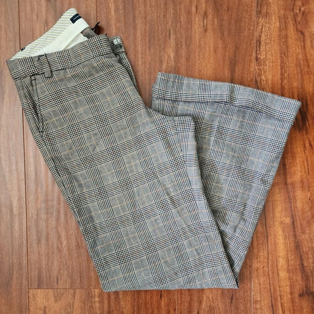 Gap Women's Grey and Brown Trousers